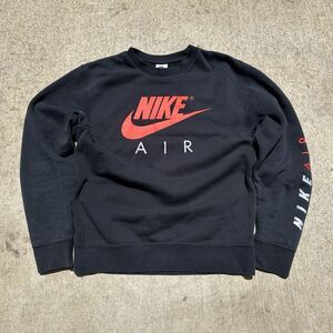 Nike Air Pullover Sweater Size S Black
